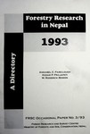 Forestry Research In Nepal 1993