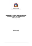 Climate finance allocation assessment Unpacking 80_ of allocations to local levels