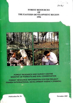 Forest resources of the eastern development region 1996 [printed text] / FORESC/FINNIDA; ,. - kathmandu : FORESC/FINNIDA, 1997. - , ill,42p., ,.