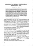 Assessment of crop damage by Asian wild elephants in Jhapa District, Nepal [printed text] / YADAV, B.R., Author  in BANKO JANAKARI - वनको जानकारी : A Journal of Forestry Informa