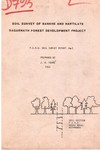 Soil survey of Bankhe and Hartilate areas of Sagarnath afforestation scheme [printed text] / TEARE, J.; ,. - Kathmandu, Nepal : Forest Survey and Research Office (FSRO), 1985. - , 46p + maps, ,.