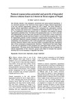 Natural regeneration potential and growth of degraded Shorea robusta Gaert n.f. forest in Terai region of Nepal