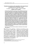 Variation in structure and composition of two pine forests in Kailash Sacred Landscape, Nepal