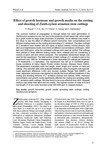 Effect of growth hormone and growth media on the rooting and shooting of Zanthoxylum armatum stem cuttings