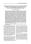 Regeneration promotion and income generation through scientific forest management in community forestry: a case study from Rupandehi district, Nepal
