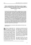 Status and distribution of Red Panda (Ailurus fulgens fulgens) in Simsime community forest of Papung VDC of Taplejung district, Nepal