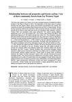 Relationship between soil properties and forests carbon: Case of three community forests from Far Western Nepal