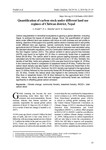 Quantification of carbon stock under different land use regimes of Chitwan district, Nepal