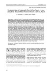 Economic value of community forest to local users : A case study from Barandabhar Protected Forest, Chitwan, Nepal