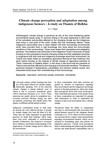 Climate change perception and adaptation among indigenous farmers : A study on Thamis of Dolkha