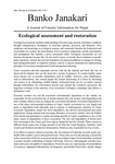 Ecological assessment and restoration