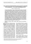Does gender-based leadership affect good governance in community forest management ? A case study from Bhaktapur district