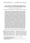 Acute cold stress: a potential threat to Royles pika (Ochotona roylii) survival at Central Himalayas of Nepalpal